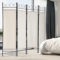 Algopix Similar Product 2 - 4 Panel Room Divider 56FT Folding