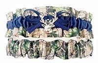 Algopix Similar Product 6 - Navy Blue Satin Camouflage Bridal