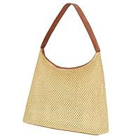 Algopix Similar Product 5 - SUOSDEY Straw Woven Tote Bag Handmade