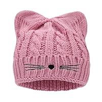 Algopix Similar Product 7 - Girls Sequin Cat Ears Hats Cute Winter