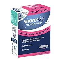 Algopix Similar Product 19 - Snoreeze Nasal Strips Large Pack of 20