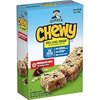 Algopix Similar Product 8 - Quaker Chewy Lower Sugar Granola Bars