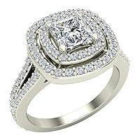 Algopix Similar Product 15 - Glitz Design Princess Cut Diamond