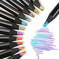Algopix Similar Product 12 - nsxsu 12 Colors Rainbow Pencils Jumbo