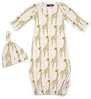 Algopix Similar Product 18 - Milkbarn Organic Cotton Gown and Hat