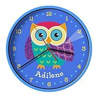 Algopix Similar Product 4 - Olive Kids Personalized Owls Clock with