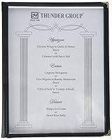 Algopix Similar Product 1 - Excellant 3 Page Book Fold Menu Cover