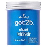 Algopix Similar Product 4 - Schwarzkopf got2b Chaot Fibre Gum 100 ml