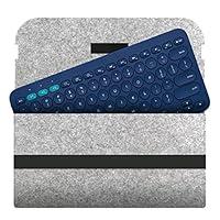 Algopix Similar Product 12 - HIOPOIUYT Wool Felt Keyboard Storage