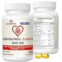 Algopix Similar Product 17 - Ubiquinol CoQ10600mgSoftgel Active