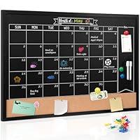 Algopix Similar Product 5 - Board2by Monthly Chalkboard Calendar 