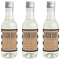 Algopix Similar Product 2 - Thank You  Mini Wine and Champagne