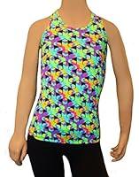 Algopix Similar Product 20 - Ice Fire Tank Top Puzzled Green Child