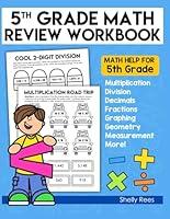 Algopix Similar Product 19 - 5th Grade Math Review Workbook Math