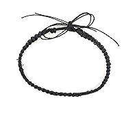 Algopix Similar Product 13 - BEACH HEMP JEWELRY Black Anklet