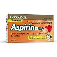Algopix Similar Product 5 - GoodSense Aspirin 81 mg Pain Reliever