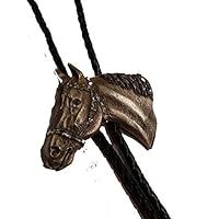 Algopix Similar Product 20 - diamond cut 2 inch horse head bolo tie