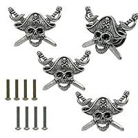 Algopix Similar Product 9 - YYMSEN 4 Pcs Retro Pirate Skeleton