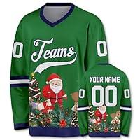 Algopix Similar Product 11 - CSL8FCB Custom Hockey Jersey for Men