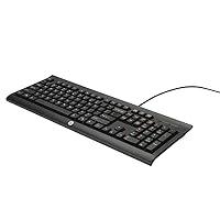 Algopix Similar Product 12 - HP Wired USB Keyboard K1500 (Black)