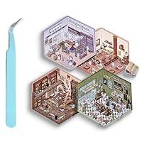 Algopix Similar Product 9 - ENVGSOMP DIY 3D House Stickers 4 Set