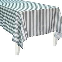 Algopix Similar Product 15 - Polyester Gray Striped Rectangle Table