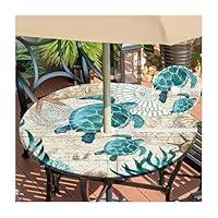 Algopix Similar Product 3 - Lutexblcor Patio Tablecloth with