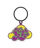 Algopix Similar Product 10 - High AF Soft Enamel Adult Weed Keychain