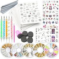 Algopix Similar Product 13 - Nail Art Tools Decorations Kit 48 Sheet