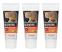 Algopix Similar Product 11 - NutriVet 3 Pack of Hairball PawGel