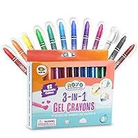 Algopix Similar Product 15 - DOODLE HOG Washable Crayons 12 Colors