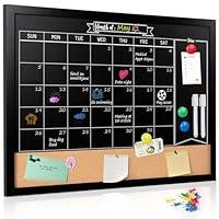 Algopix Similar Product 1 - Board2by Monthly Chalkboard Calendar 