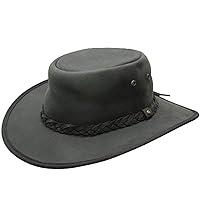 Algopix Similar Product 11 - Lone Wolf Leather Hat Black Small
