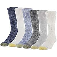 Algopix Similar Product 15 - GOLDTOE Mens Harrington Crew Socks