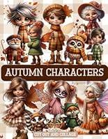 Algopix Similar Product 12 - Autumn Characters Ephemera for Junk