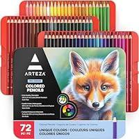 Algopix Similar Product 3 - ARTEZA Colored Pencils 72 WaxBased