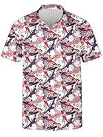 Algopix Similar Product 16 - Texas Hawaiian Shirt for Men Short