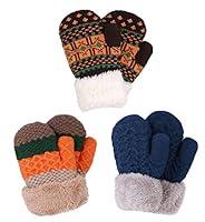 Algopix Similar Product 13 - Set of 3 Boys Winter Knit