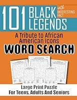 Algopix Similar Product 9 - 101 Black Legends Word Search A