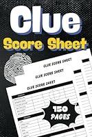 Algopix Similar Product 12 - Clue Score Sheets 150 Score pages