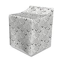 Algopix Similar Product 11 - Lunarable Sketch Washer Cover