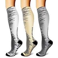 Algopix Similar Product 8 - CHARMKING Copper Compression Socks 3