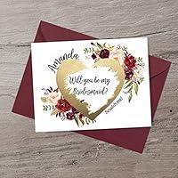 Algopix Similar Product 14 - Will You Be My Bridesmaid Scratch Card