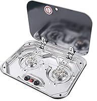 Algopix Similar Product 14 - TBVECHI RV Cooktop 2 Burners LPG RV
