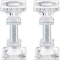 Algopix Similar Product 7 - Aixita Glass Candelabra Candle Holder