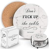 Algopix Similar Product 9 - Funny Drink Coasters  House Warming