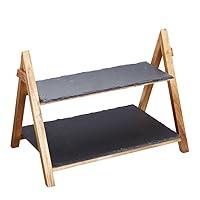 Algopix Similar Product 1 - Artesa Tableware Tiered Slate Serving
