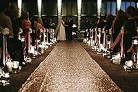 Algopix Similar Product 11 - TRLYC 4ftx16ft Sequin Floor Aisles
