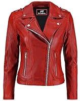 Algopix Similar Product 4 - Jild Biker Style Vintage Leather Jacket