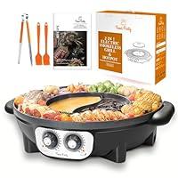 Algopix Similar Product 5 - Food Party 2 in 1 Electric Smokeless